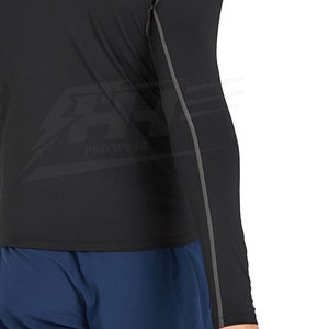 Vêtements de sport à séchage rapide pour hommes, maillot de compression, vêtements de gym, vêtements d'entraînement, maillot de compression pour hommes - Product Image 3