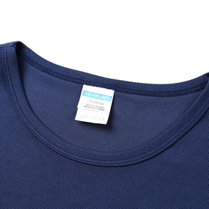 T-shirt décontracté blanc pour homme 100 % coton à manches courtes, col rond, coupe classique, en jersey, couleur unie, design vierge, vente en gros, pas cher - Product Image 5