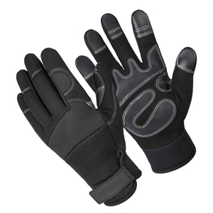 Gants de mécanicien haute résistance anti-coupure en cuir synthétique, gants de travail de sécurité pour usine et fabricant - Product Image 1
