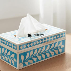 Portarrollos de Papel Higiénico de Diseño Personalizado con Incrustaciones de Hueso, Ecológico y de Primera Calidad, Hecho a Mano, Elegante y Lujoso, Decoración para Baño y Sala de Estar, Tradebyd - Product Image 3