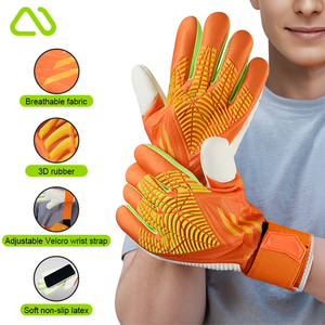 Guantes de Portero Personalizados de Fábrica, Económicos, Profesionales, Antideslizantes, de Látex de Goma, para Fútbol - Product Image 3