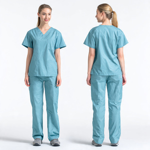 Hot Sale <b>Scrub</b> Sets Custom Hospital Nursing Uniform For Hopsital - Product Image 6