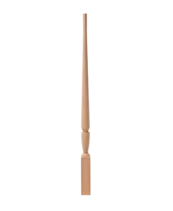 Balustres en bois sculpté 2015P, 34 pouces, en bois d'hévéa massif de haute qualité, réglables, durables, écologiques, design minimaliste à tiges - Product Image 1