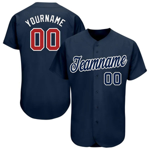 Maillot de baseball tendance USA à boutons, uniforme personnalisé pour jeunes, adultes, hommes, femmes, tenue d'équipe - Product Image 1