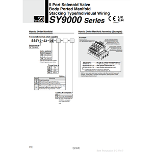ชิ้นส่วนนิวเมติก SS5Y9-23-12นิวเมติก SMC - Product Image 1