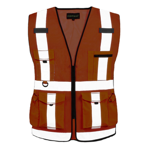 Gilet de sécurité réfléchissant professionnel, gilet de patrouille haute visibilité, veste de sécurité en maille respirante - Product Image 3