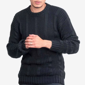 Pull-over décontracté chaud pour homme en coton 100% premium, doux, anti-boulochage et respirant - Product Image 5