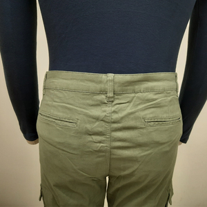 Pantalon cargo long pour homme de haute qualité en tissu sergé respirant en coton avec des poches fonctionnelles pour un port quotidien confortable - Product Image 5