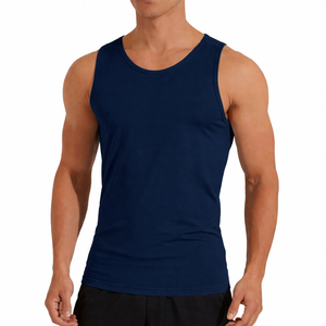 Débardeur de sport en coton sans manches pour homme |   Débardeur décontracté 220GSM |   Style estival respirant et respectueux de l'environnement |   Fournisseur OEM - Product Image 5