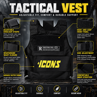 Gilet tactique portable personnalisé par le fabricant pour l'extérieur, gilet de défense personnelle, porte-plaques tactique