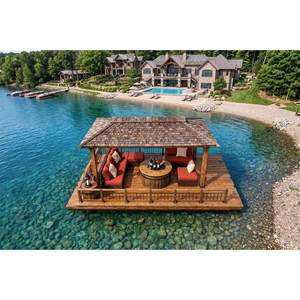 Plataforma Flotante Rectangular de Lujo para el Borde del Agua, Ideal para Resorts, Marinas, Lagos, Villas y Relajación al Aire Libre - Product Image 2