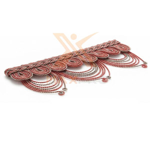 Frange décorative en fil métallique pour vêtements - Couleurs et tailles personnalisables, accessoires vestimentaires de haute qualité pour projets de couture et costumes - Product Image 2