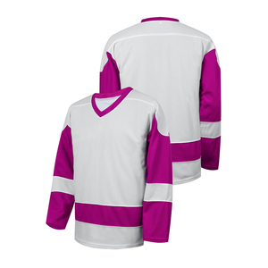 Maillot de hockey sur glace de qualité professionnelle, numéros et nom personnalisés, couleurs d'équipe, tissu doux, pour les matchs de ligue et l'entraînement - Product Image 2