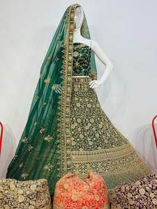 Twinkle Collection 5 Designs Lehenga with Full Jarkan Stonework 10 Unique Color Blouses Silk Party Wear Weddings Other Occasions - Product Image 5