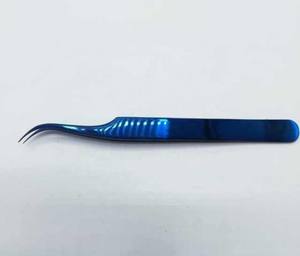 Pinzas de Acero Inoxidable para Extensión de Pestañas con Punta Dentada, Opción de Logotipo Personalizado - Venta al Por Mayor - Product Image 5