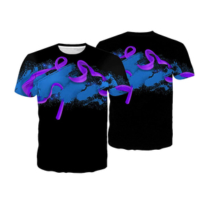T-shirts promotionnels de haute qualité 100% coton, impression numérique par sublimation personnalisée, col rond, manches courtes, séchage rapide, respirant - Product Image 4