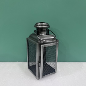 Modern Iron Mesh Candle <b>Lantern</b> Set <b>Black</b> Metal Hanging Tabletop Decorative <b>Lantern</b> for Home Wedding Garden Decor - Product Image 5