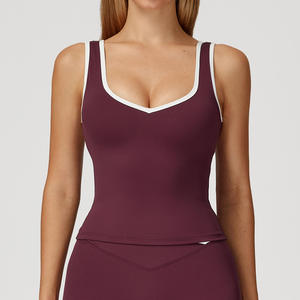 Top Deportivo Ecológico para Mujer, Transpirable, Ligero, de Spandex/Nylon, Espalda Descubierta, para Yoga, Ajuste Delgado, Chaleco para Ejercicio, Gimnasio - Product Image 6
