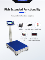 Báscula Inteligente SOHE de 800 kg con Pantalla Táctil Capacitiva, Construcción Metálica Basada en Android, Integración OEM/ODM con ERP y POS