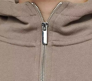 Sweat à capuche zippé pour homme, 100% coton molletonné, coupe ample, hiver, logo personnalisé - Product Image 5