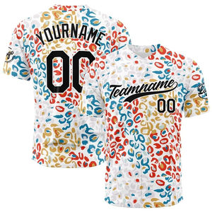 Venta al por Mayor de Camisetas de Béisbol Sublimadas Personalizadas con Opción de Tallas Grandes, 100% Poliéster, Colores, Tallas y Logotipos Personalizados - Ropa Deportiva para Equipos - Product Image 1