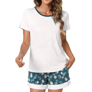 Ensembles courts pour femmes, doux au toucher, en matière respirante, pour les vêtements par temps chaud - Product Image 5