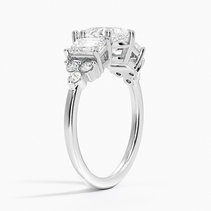 BOJ <b>Ring</b> 0124 Pear Cut <b>925</b> <b>Silver</b> Cluster Prong Setting Solitaire Diamond <b>Ring</b> 2ct D Color VVS1 Moissanite GRA Certified - Product Image 2