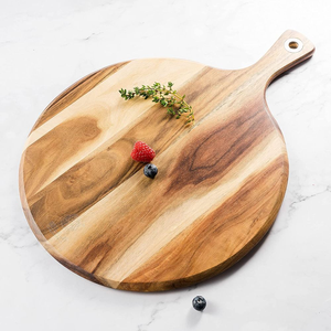 Planche à découper en bois d'acacia, finition lisse, 100% écologique, résistante au lave-vaisselle, fournisseur indien - Product Image 1