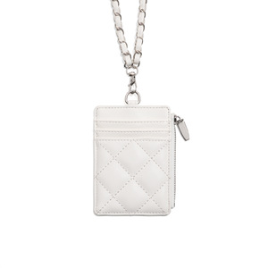 Portefeuille en cuir matelassé élégant avec porte-cartes, étui en PU de qualité exceptionnelle, clip porte-clés multifonction et pendentif chaîne – Prix imbattables - Product Image 4