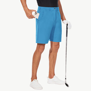 Shorts de golf personnalisés pour hommes avec service de logo OEM, respirants, anti-humidité, coupe décontractée, bas de pantalon confortables - Product Image 3