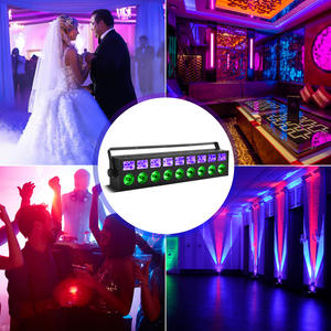 4 in1DMX512 son Ctrl <span class=keywords><strong>Led</strong></span> couleur RGBW + UV linéaire rondelle DJ scène teinture lumière pour théâtre Club Halloween fête KTV événement <span class=keywords><strong>Bar</strong></span> - Product Image 2