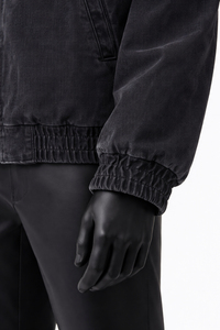 BASRA SPORTS Veste en jean bleue vintage pour homme, délavée, décontractée, boutonnée, à manches longues, en coton, manteau tendance, personnalisable OEM - Product Image 5