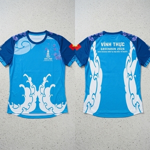 Camiseta de Maratón Personalizada, Transpirable, que Absorbe la Humedad, Ropa Deportiva OEM, Ropa Deportiva Unisex de Manga Corta de Poliéster que Absorbe la Humedad - Product Image 3