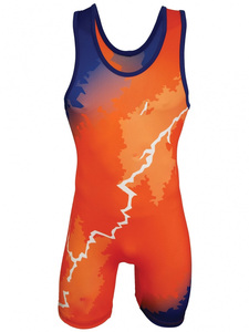 Combinaisons de lutte personnalisées pour hommes, impression par sublimation, respirantes, séchage rapide, légères, tenue de combat amusante, musculation - Product Image 2