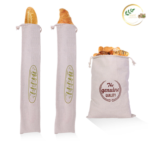 Premium Quality Jute Bread <b>Bag</b> with Drawstring Closure Eco Friendly Bread Storage Solution - Product Image 2