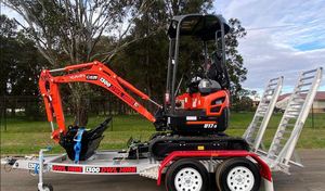 Miniexcavadora Kubota de 1.7 Toneladas, Excavadora de Orugas de 16.1HP, Maquinaria de Construcción y Edificación, Ahora Disponible - Product Image 3