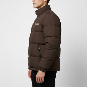 Custom Logo Men Puffer <b>Jacket</b> Winter Hooded Bubble <b>Jacket</b> Warm Quilted <b>Jacket</b> OEM Streetwear Manufacturer - Product Image 4