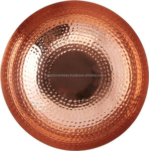 ชามเสิร์ฟทองแดงขัดเงาทำมือคุณภาพสูงขนาดใหญ่ สไตล์คลาสสิก รับทำโลโก้ ของขวัญธุรกิจ สำหรับใส่ผลไม้และสลัด - Product Image 4