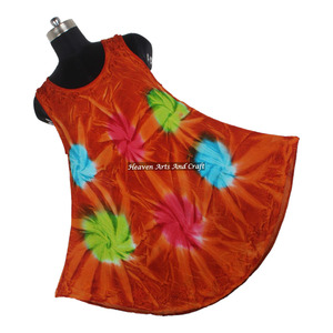 Precio de Fábrica, Último Producto para el Verano, Vestido Largo de Mujer, Estilo Boho, Exclusivo, Tie Dye, Diseño Elegante, Sin Mangas, a la Moda - Product Image 4