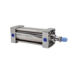 กระบอกลมนิวแมติกมาตรฐาน BSC32 40 50 63  ทำจากเหล็กกล้าไร้สนิม SS304 SS316 แบบสองทาง  ISO - Product Image 1