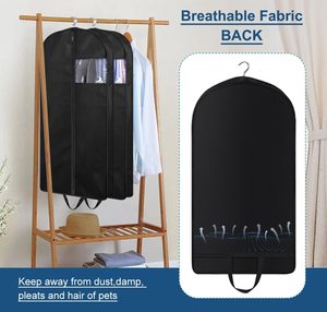 Reusable Garment <b>Storage</b> Bags for Suits Jackets and Dresses Lightweight Hanging <b>Clothes</b> Organizer Cover Waterproof Garment Bags - Product Image 2