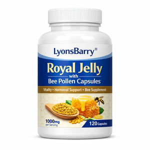 Gelée royale avec capsules de pollen d'abeille, soutien hormonal vitalité, complément alimentaire à base d'abeilles, fabricant OEM GMP - Product Image 3