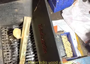 Trituradora de ramas de árboles de primera calidad, de doble eje, eléctrica, semiautomática, para residuos orgánicos. - Product Image 5