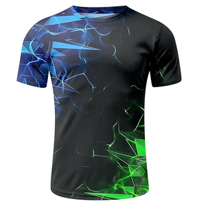 T-shirt personnalisé pour homme, imprimé par sublimation camouflage, manches courtes, col rond, 100% polyester, jersey, pour chaque match. Fournisseur en gros. - Product Image 2