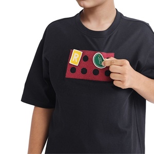 T-shirt pour garçons, qualité supérieure, col rond, tricot 100% coton, décontracté, été, manches courtes, anti-boulochage, épaules tombantes - Product Image 3