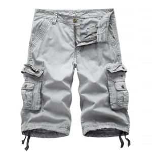 Pantalones Cortos Casuales Holgados de Cinco Puntos para Hombre, Camuflaje de Verano, Estilo Cargo, Cintura Media, de Secado Rápido y Transpirables, de Algodón, Venta al por Mayor - Product Image 4