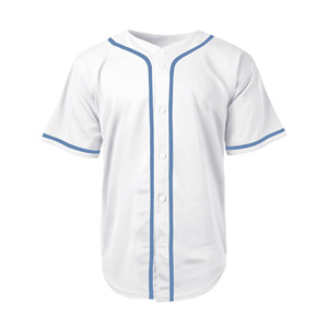 Adult Size Printed Short Sleeve Baseball Jersey Breathable 100% Polyester Fabric <b>V</b>-<b>neck</b> <b>T</b>-Strap Design for Team Training Wear - Product Image 5