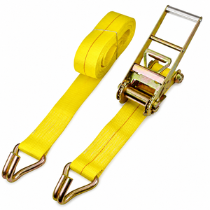 Truck Tie Down Ratchet Strap 75mm Hook Polyester 8000kg Heavy Duty <b>Cargo</b> Handling Custom Length OEM ODM Factory Supply - Product Image 1