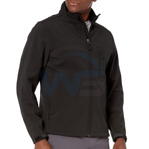 Veste softshell pour homme de qualité supérieure, à capuche, avec logo personnalisé sur le devant, respirante, écologique, en solde - Product Image 3