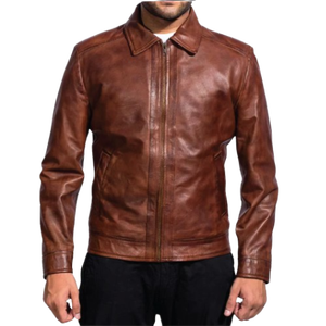 Cartera de Cuero Negro para Hombre, Piel de Oveja Auténtica de Primera Calidad, Diseño Elegante para Uso Casual, al Aire Libre y de Viaje, con Cierre de Cremallera y Forro Suave - Product Image 1